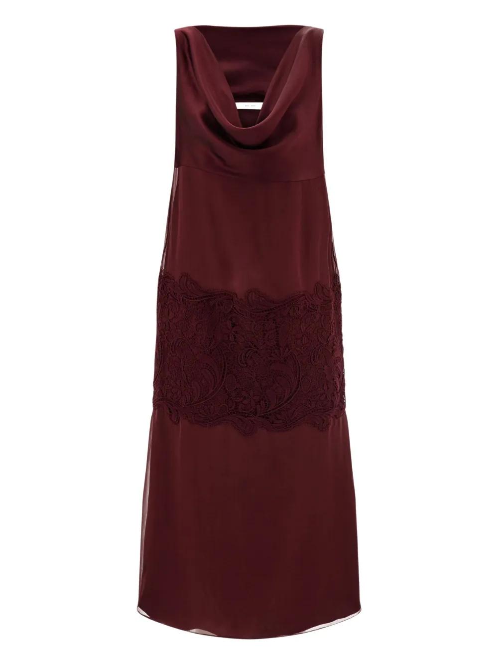 ワンピース SALVATORE FERRAGAMO Chocolate Cady Dress Chocolate cady dress SALVATORE FERRAGAMO (13H315785507)