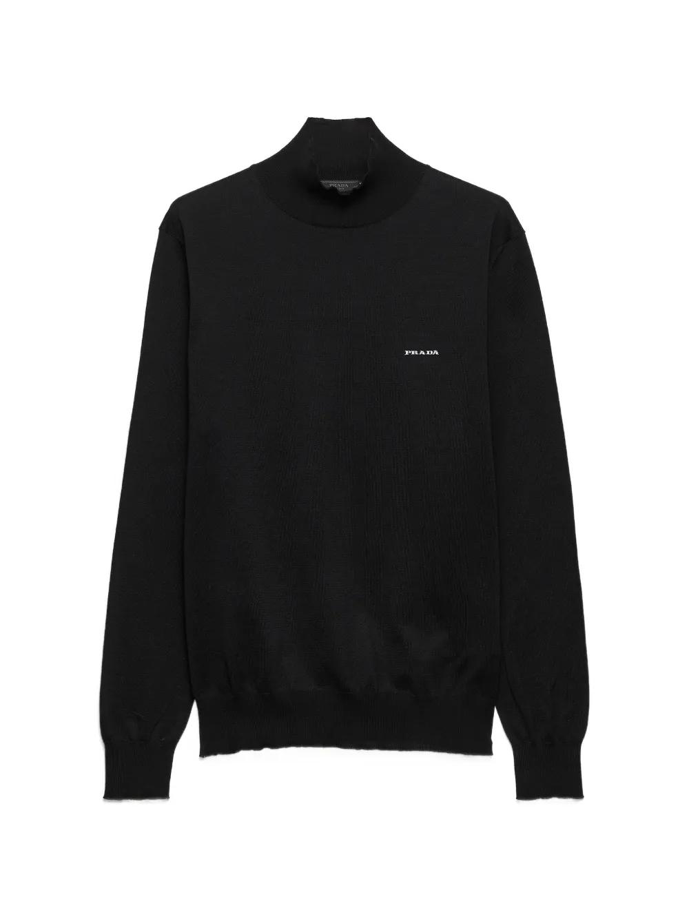 prada-black-Logo-Embroidered-