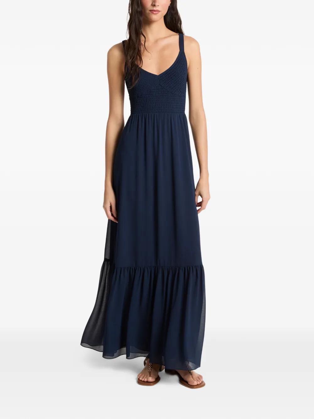 chinese dress ladies Michael Kors Royal Blue Maxi Dress- Small – Ernest Grace main image 0