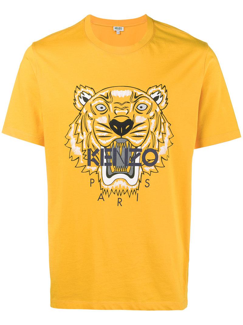 kenzo yellow t shirt
