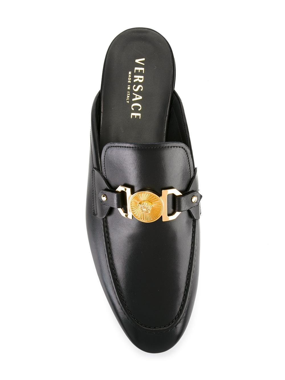 versace medusa slip on