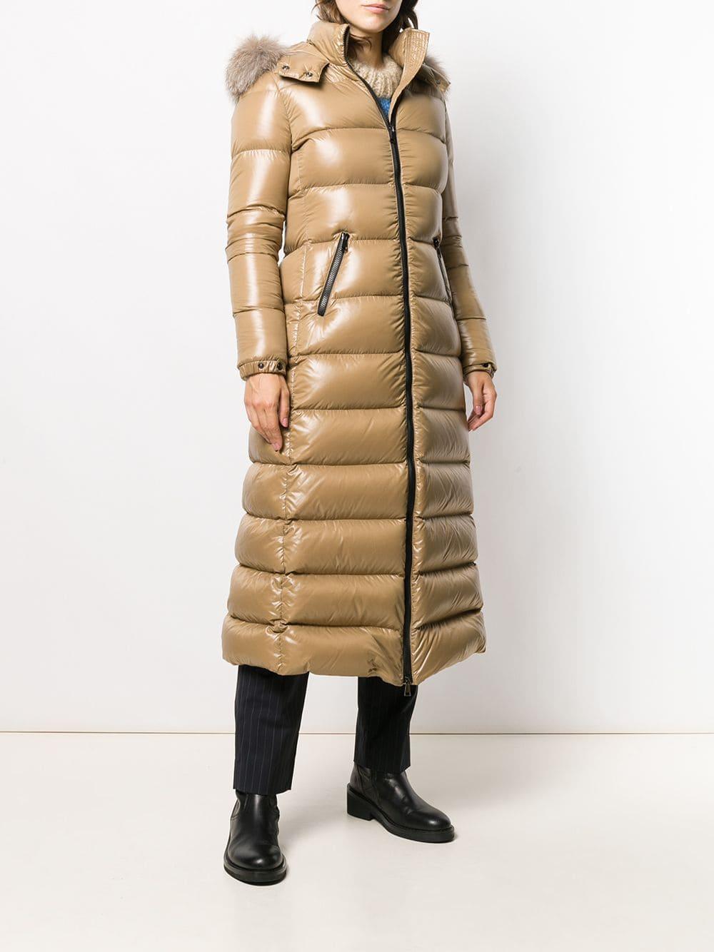 moncler long padded coat