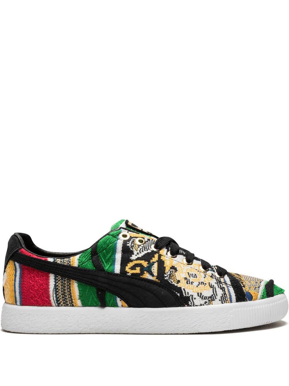 PUMA Clyde Coogi Sneakers in Yellow for Men | Lyst