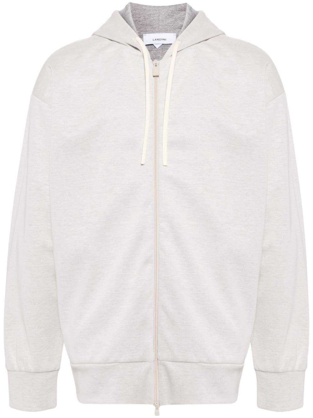 Lardini long-sleeve hoodie - Pink
