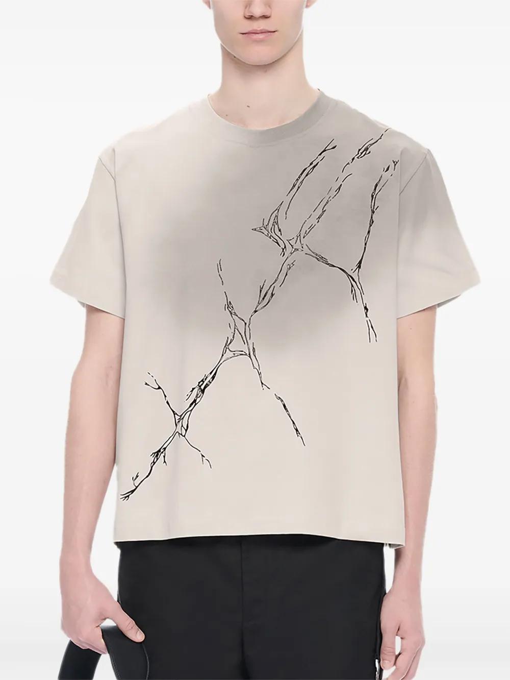 【関税込み】HELIOT EMIL ベージュ Fluxus Tシャツ メンズ HELIOT EMIL Fluxus Tシャツ ナチュラル | Lyst
