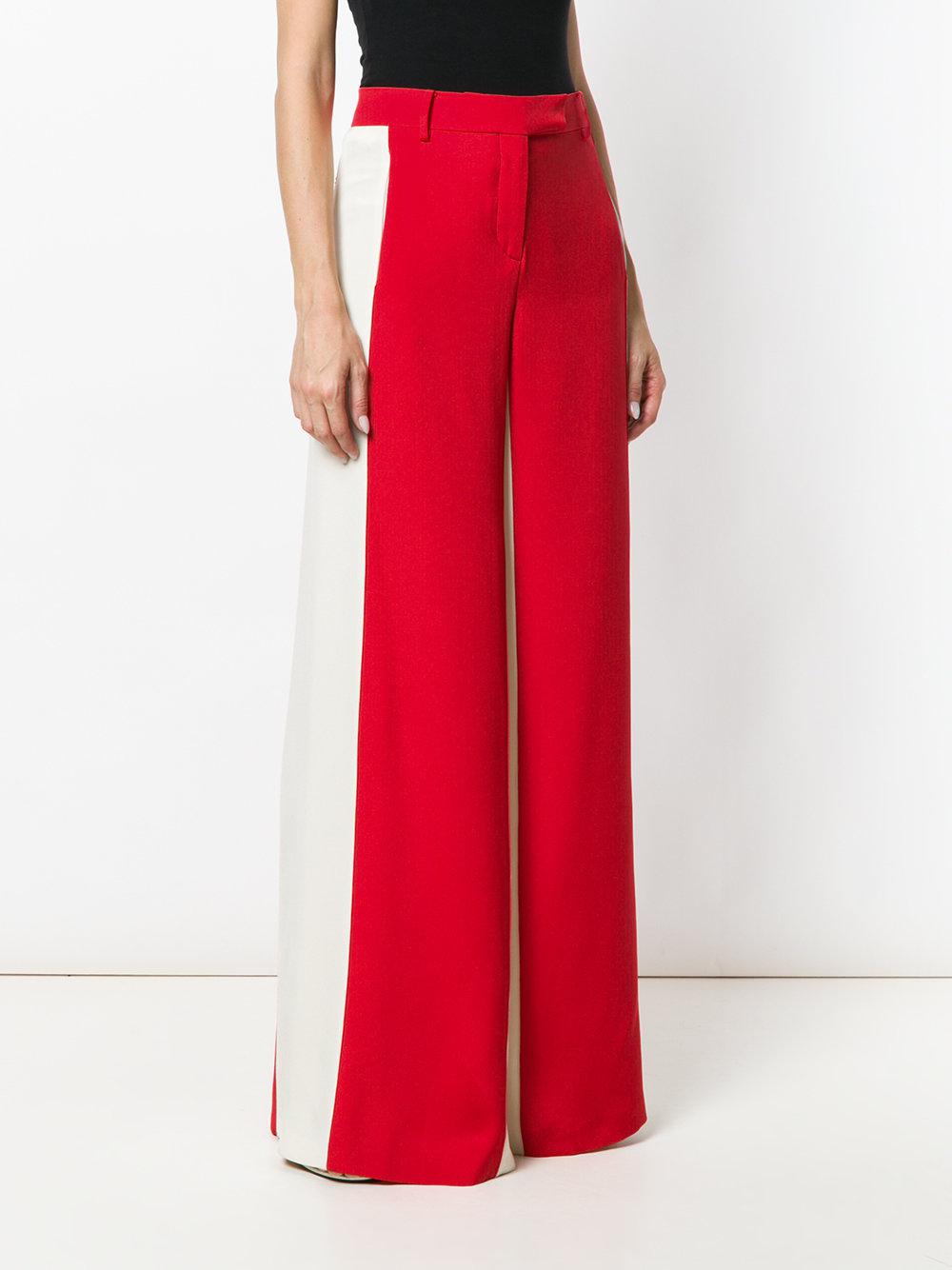 side stripe palazzo pants
