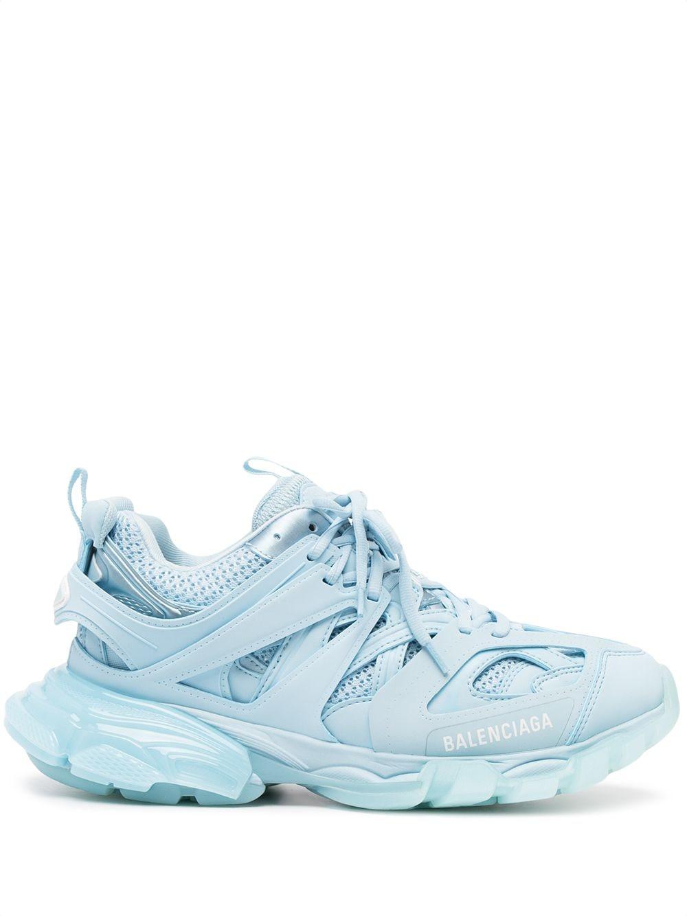 Balenciaga Track Sneakers Met Doorzichtige Zool in het Blauw | Lyst NL