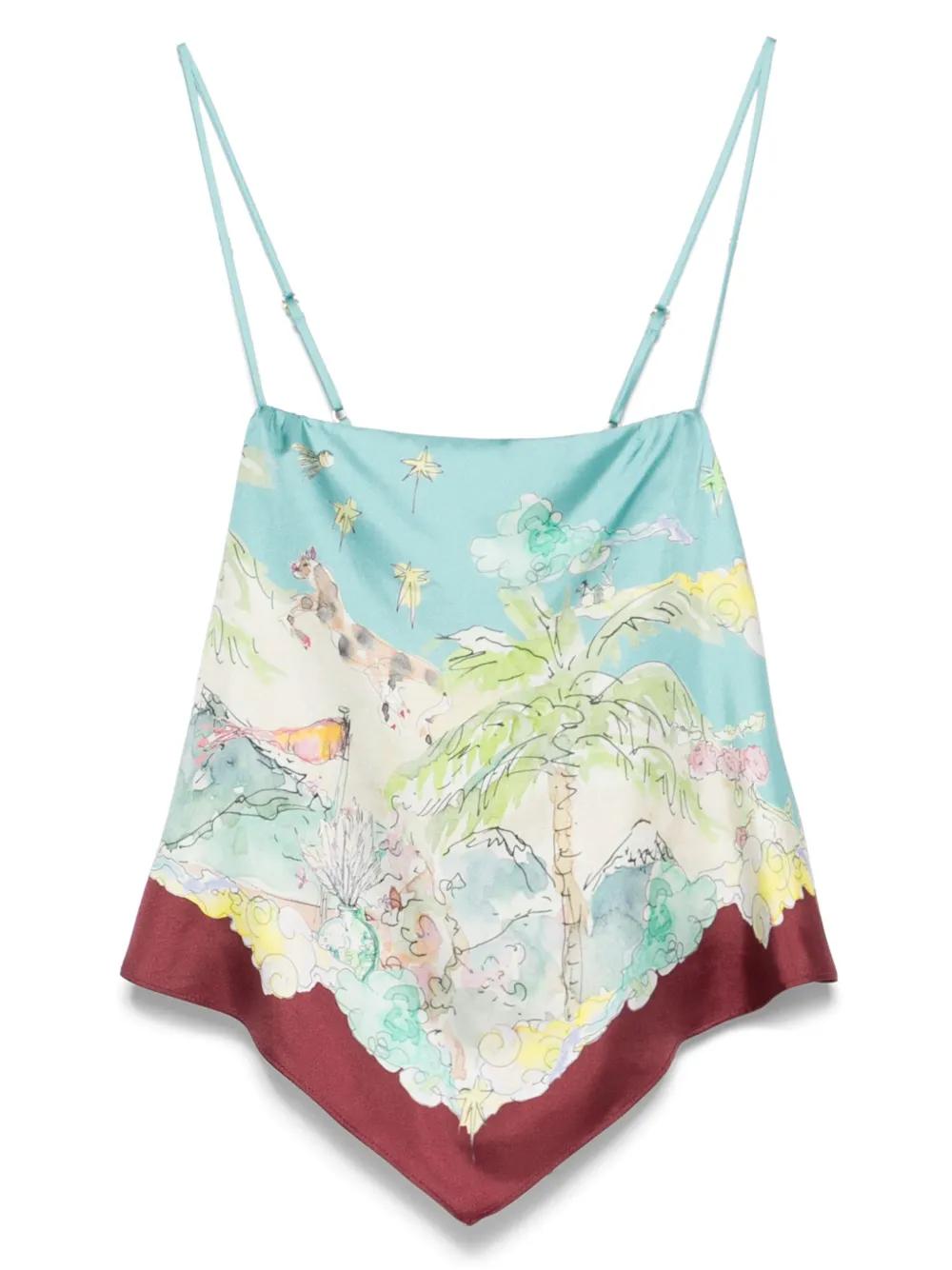 Top Daria de ALÉMAIS de color Azul | Lyst, image size:1000x1334