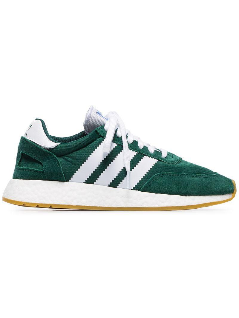 adidas Green And White I-5923 Mesh And Suede Leather Sneakers - Lyst