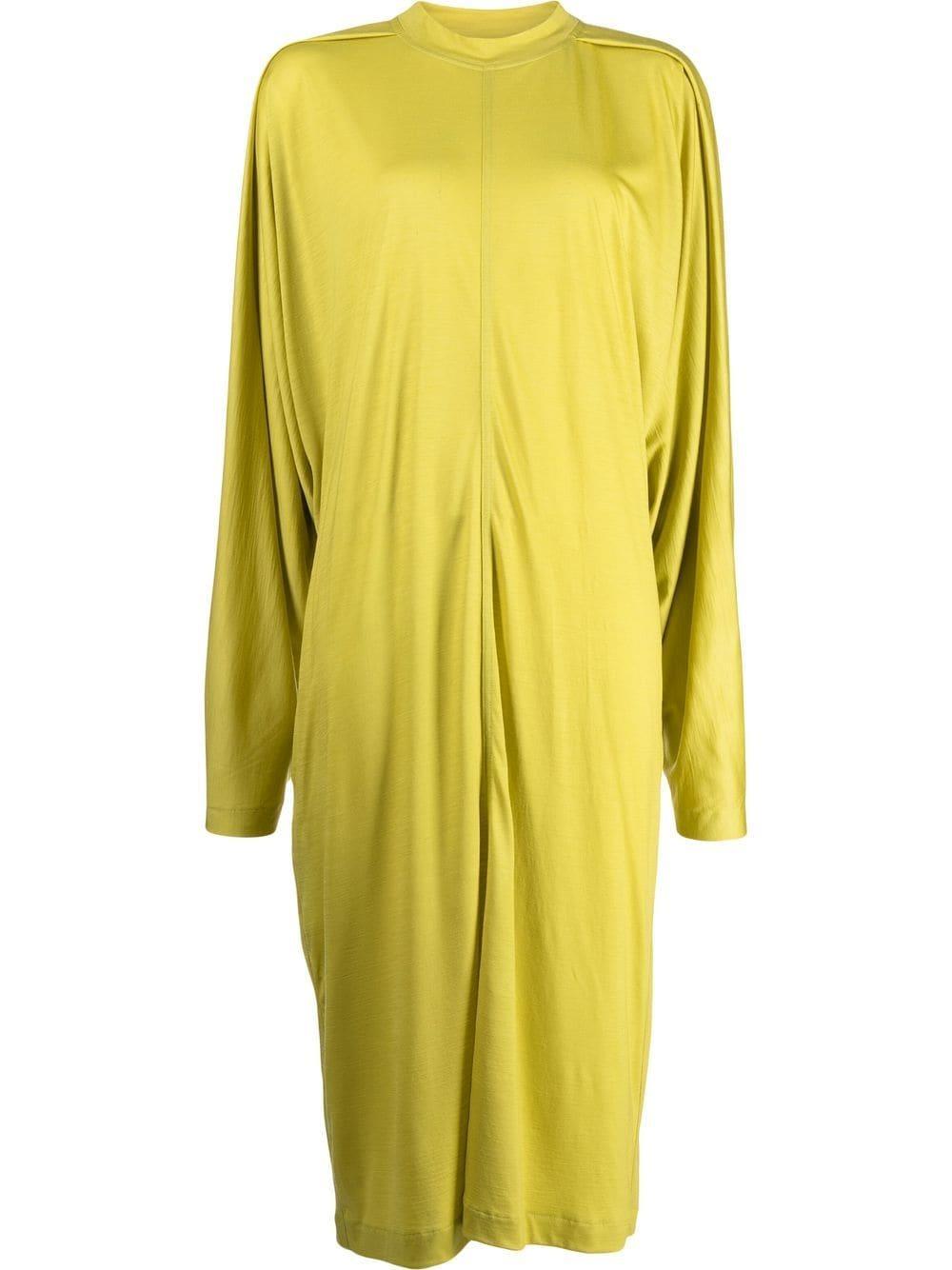 Sofie D'Hoore Batwing-sleeves Midi Dress in Yellow | Lyst Canada