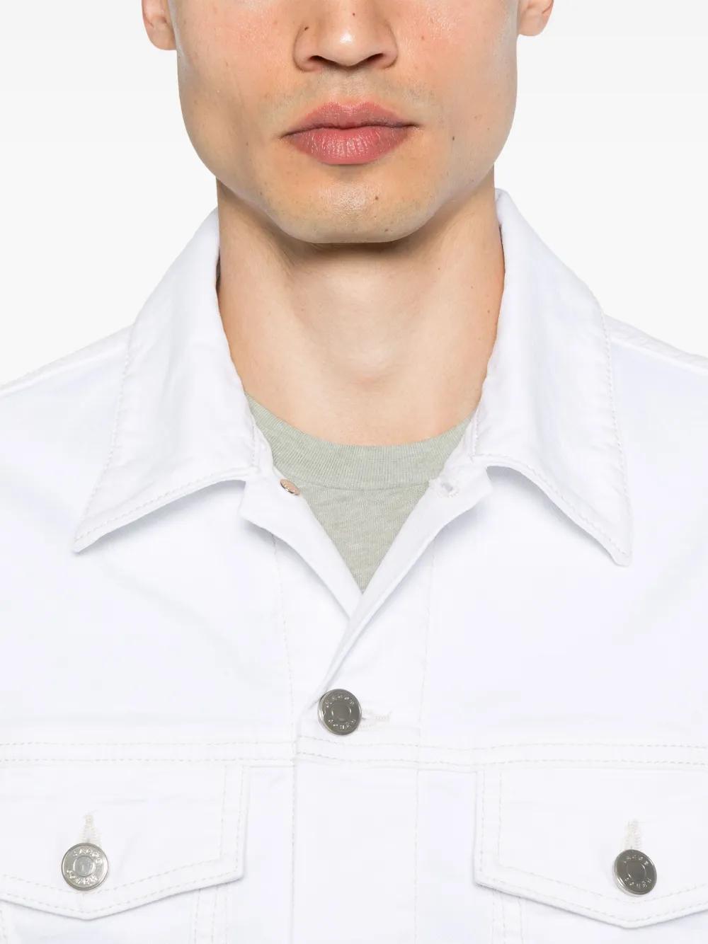 Jacob Cohen Denim Jacket in White for Men | Lyst