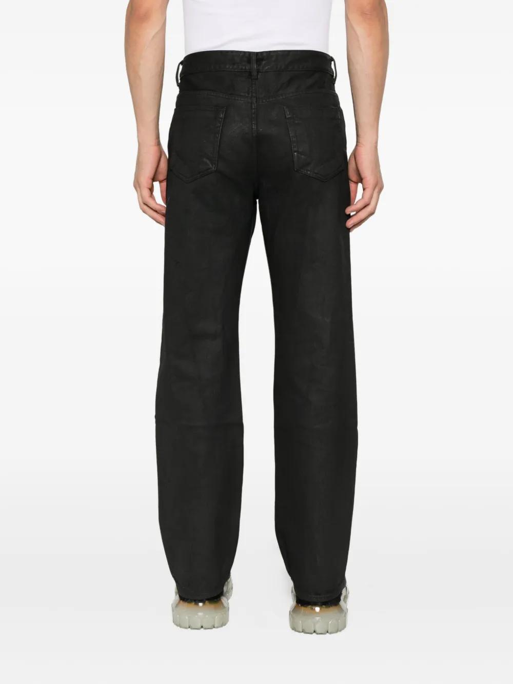 Rick Owens Wax-Coated Jeans in Gray for Men | Lyst