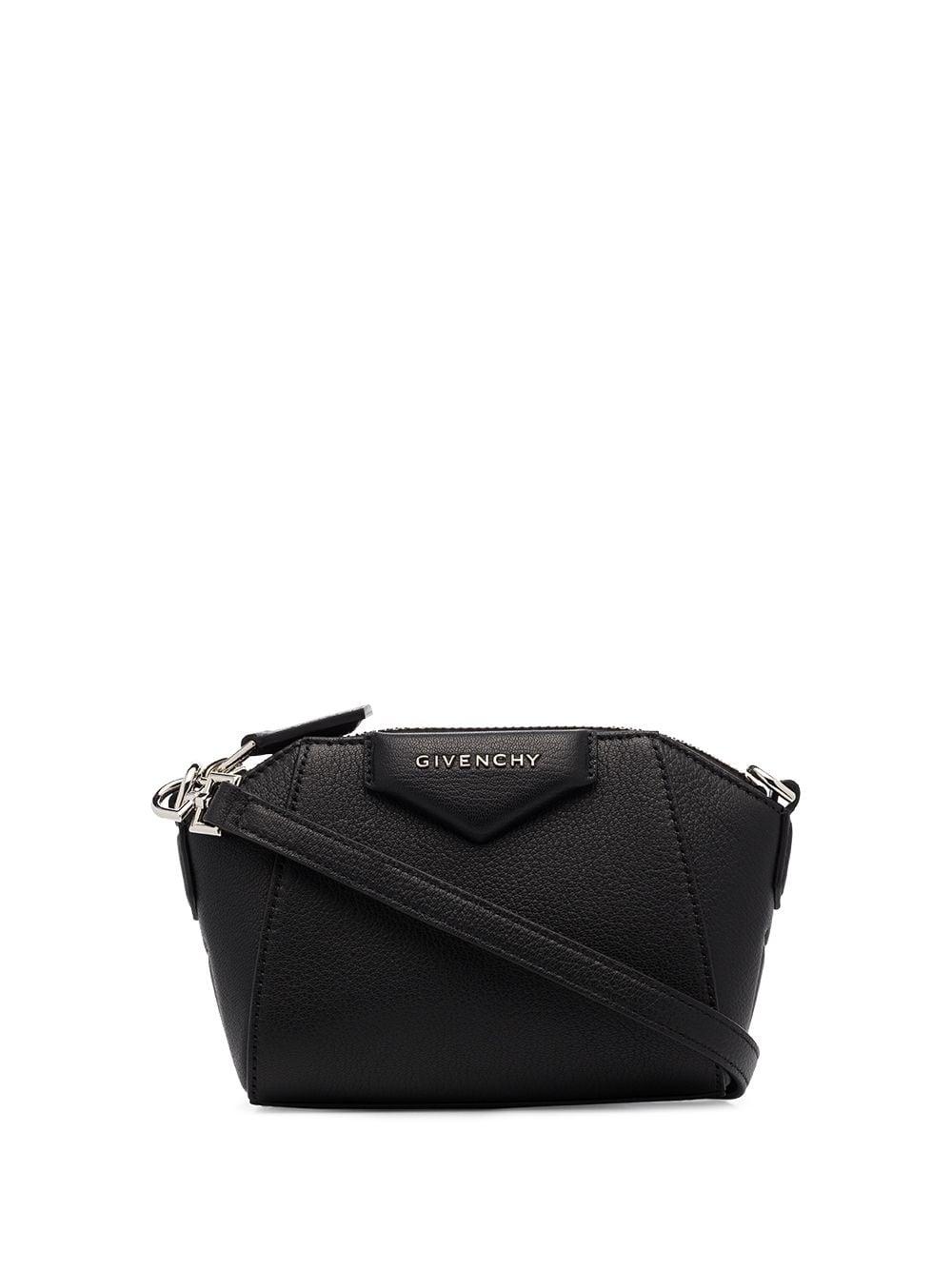 Givenchy Nano Antigona Mini Crossbody Leather Bag in Black | Lyst