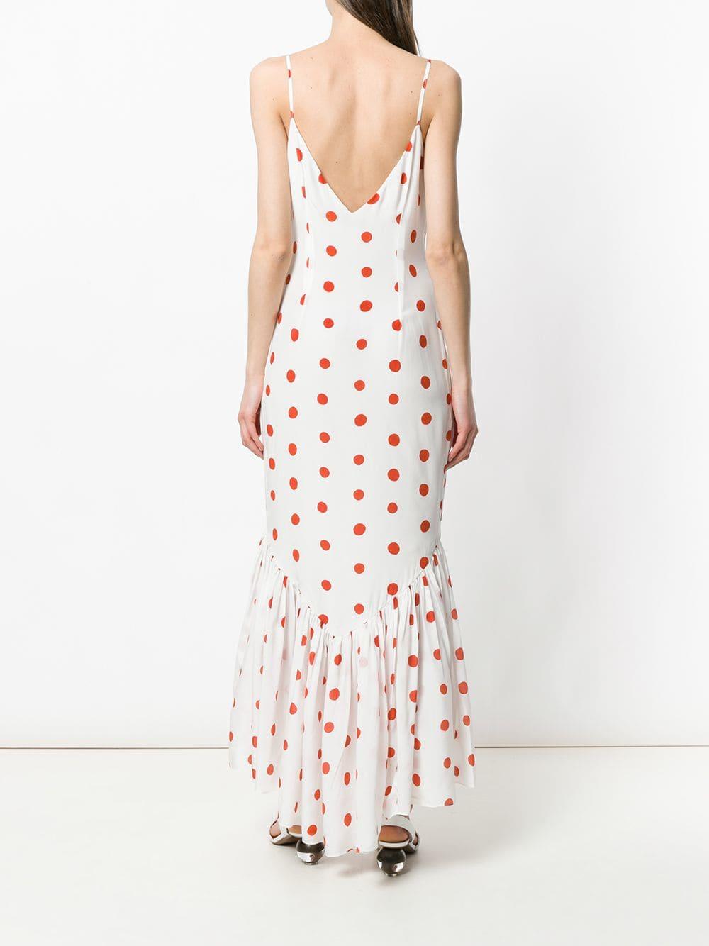 de la vali polka dot dress