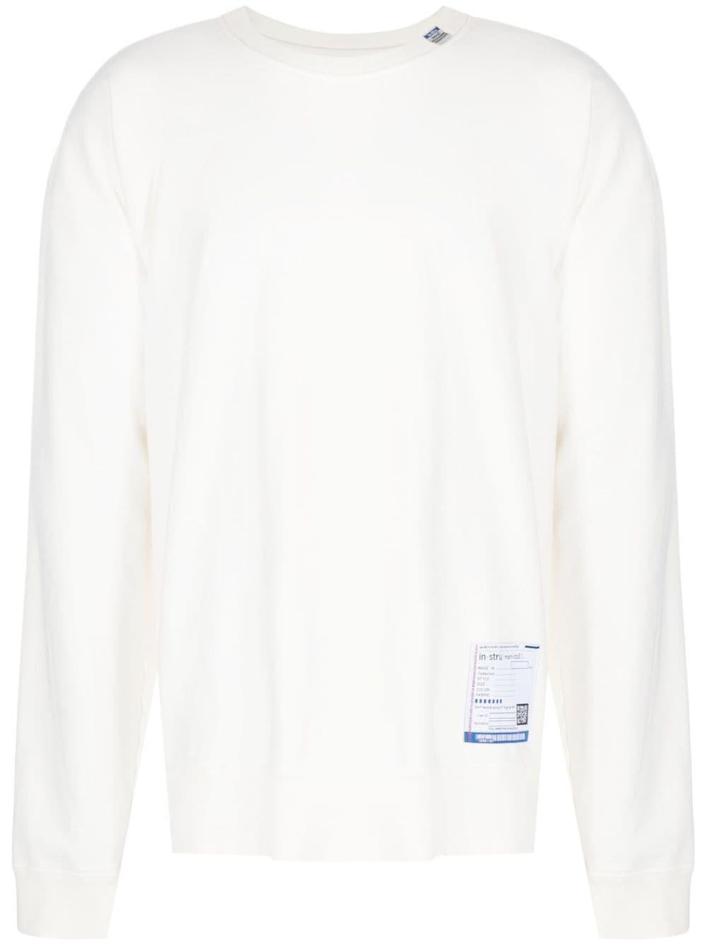 Maison Mihara Yasuhiro Oversized Logo-patch Sweatshirt in White