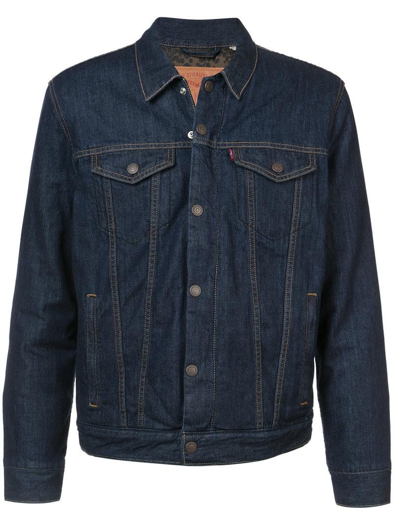 levi's padded denim jacket