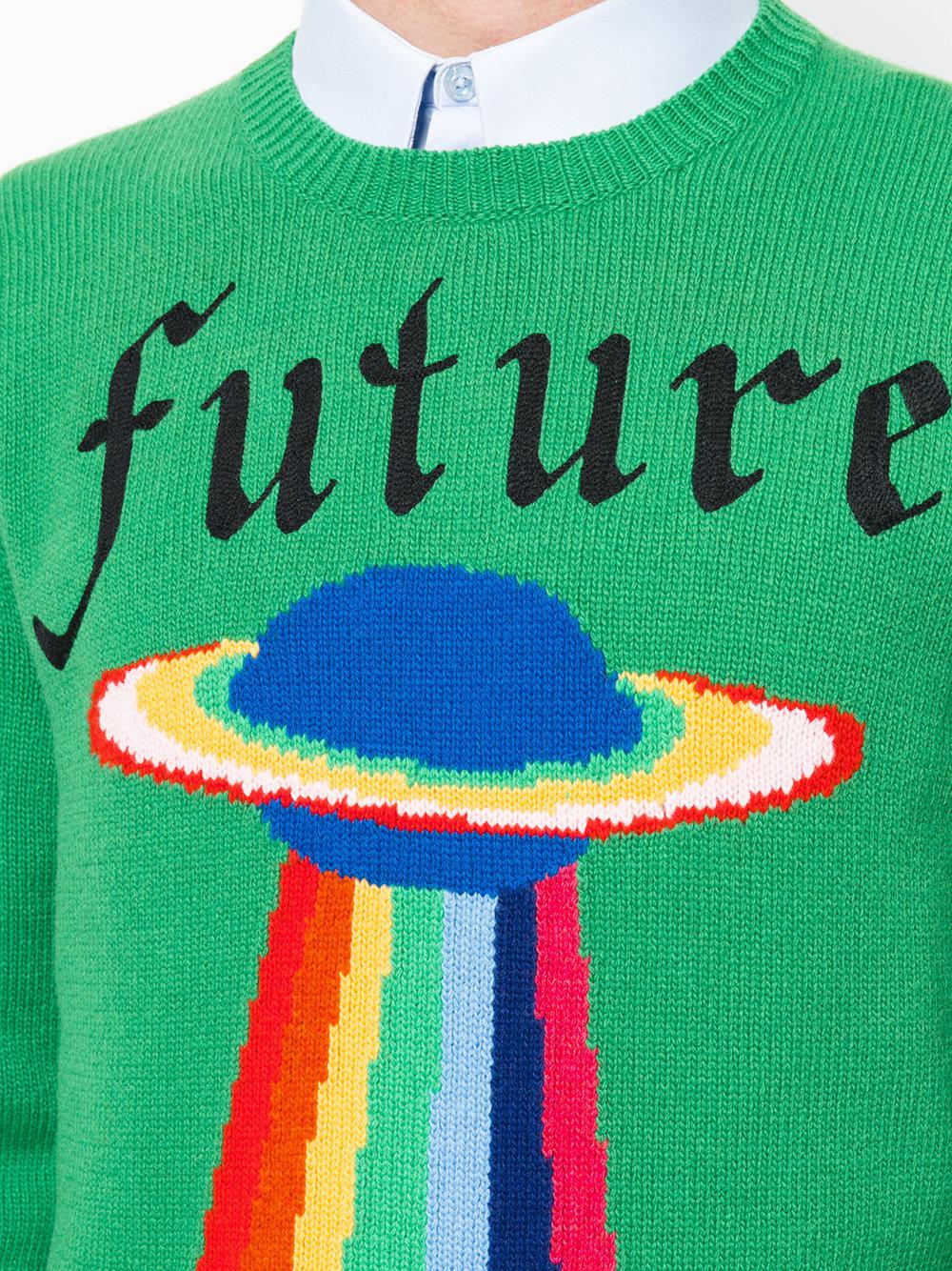 Gucci Future Jumper in Green for Men | Lyst