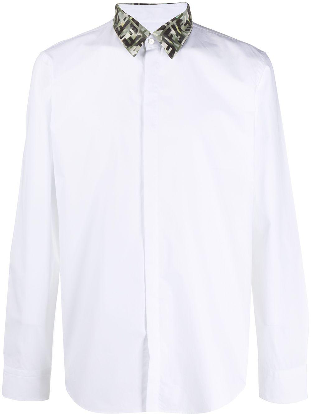 fendi collar shirt mens