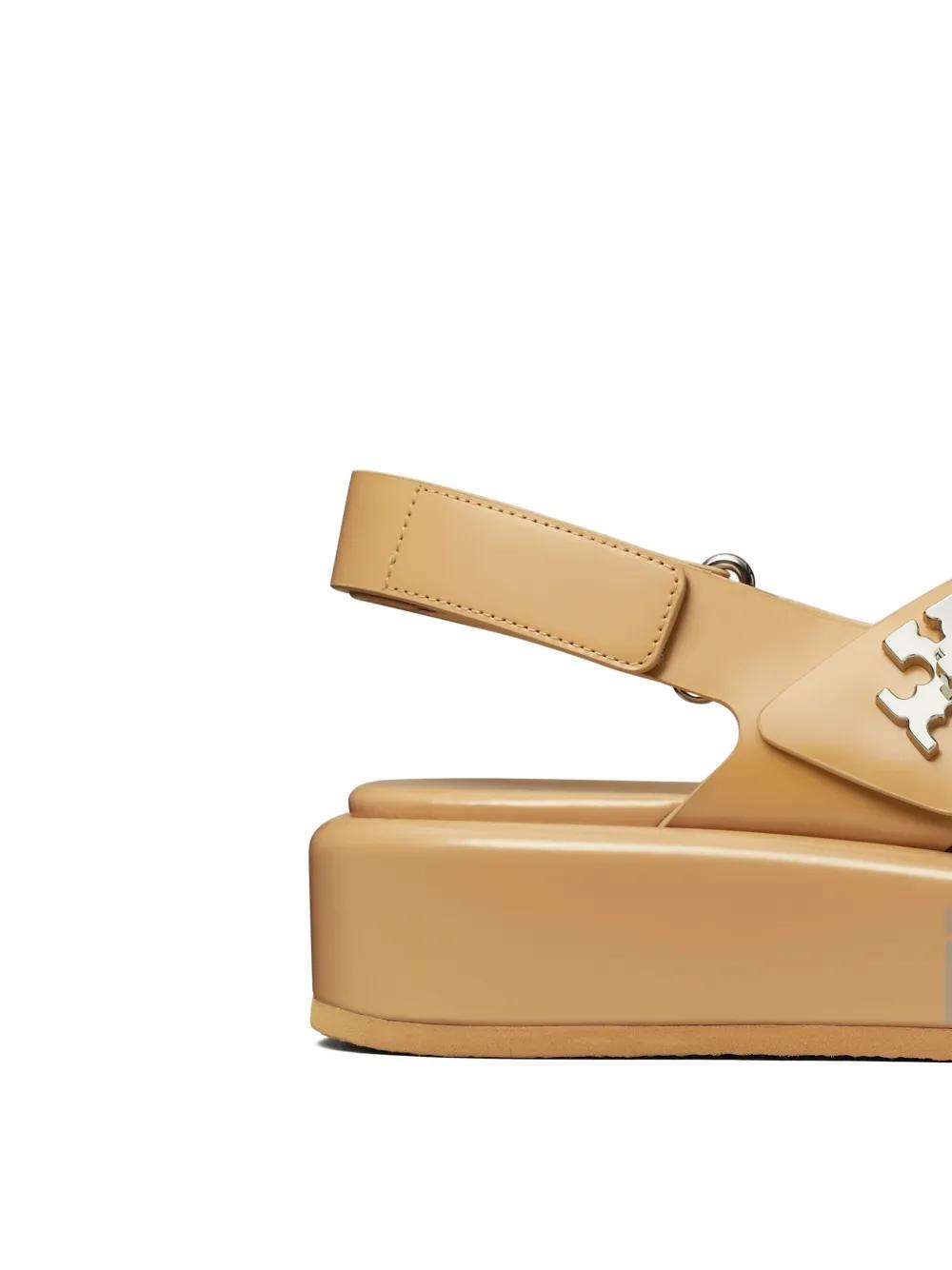 Tory Burch 40Mm T Lock Sandals in Natural | Lyst