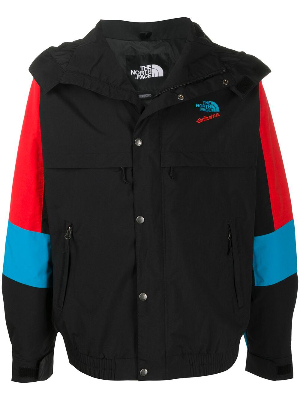 The North Face Synthetic 92 Extreme Rain Jacket in Black/Red 