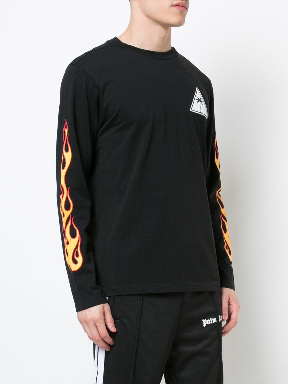 Palm Angels Cotton Palms \u0026 Flames Long 