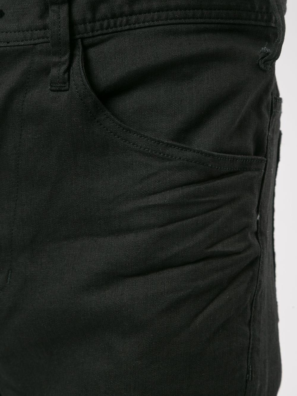 Julius Denim Curved Slim Fit Jeans in Black for Men - Lyst