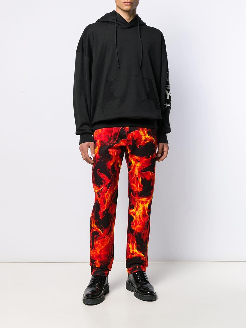 Top 86+ red flame trousers latest - in.cdgdbentre