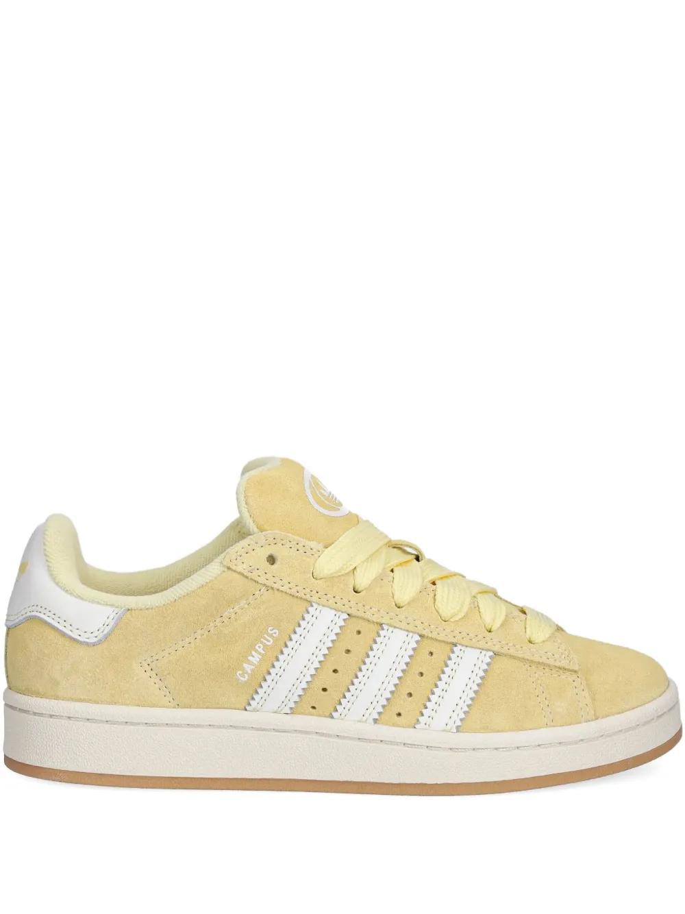 adidas Campus 00S Suede 3-Stripes Sneakers in Yellow | Lyst