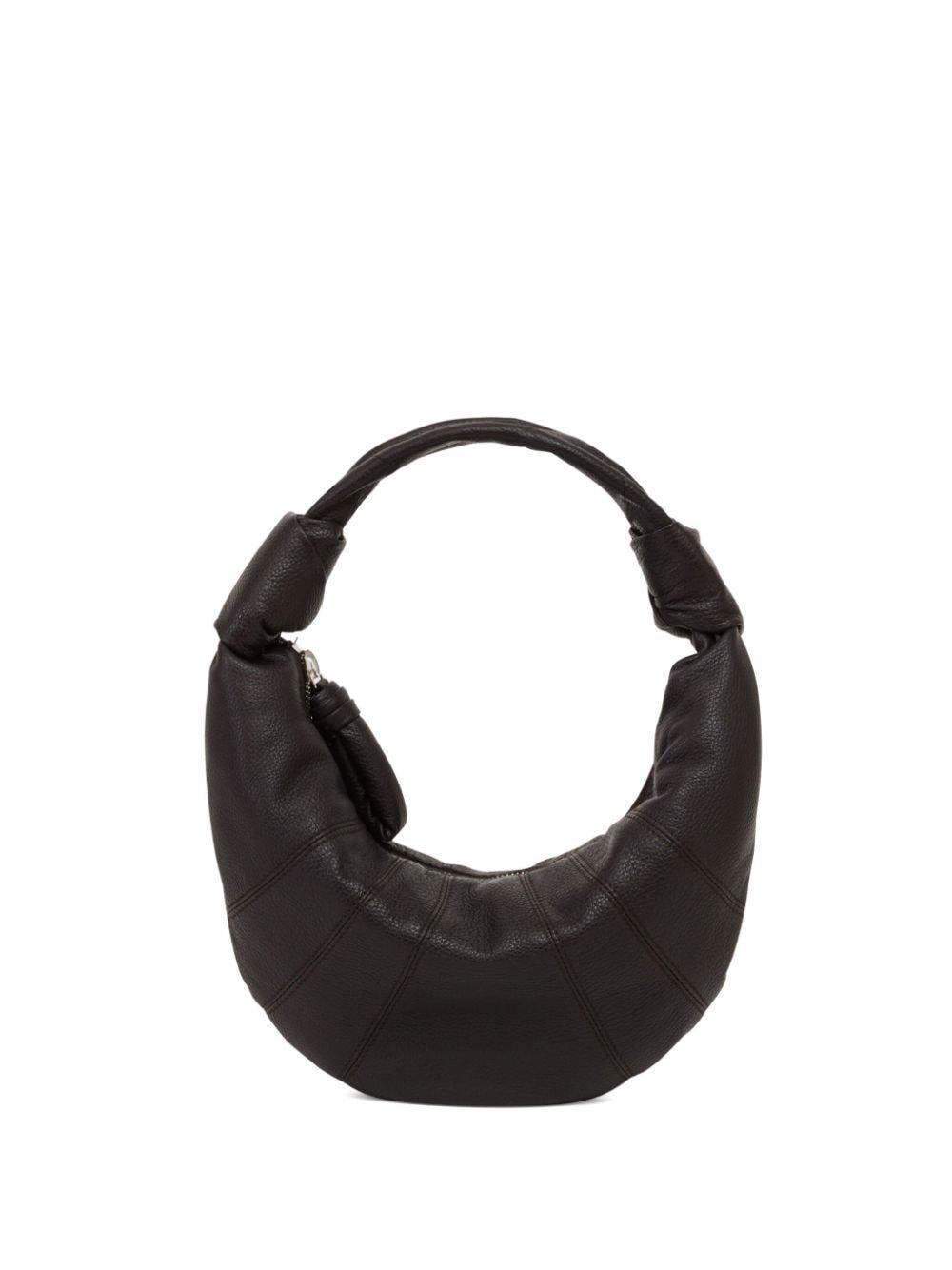Lemaire Mini Fortune Croissant Tote Bag in Black | Lyst