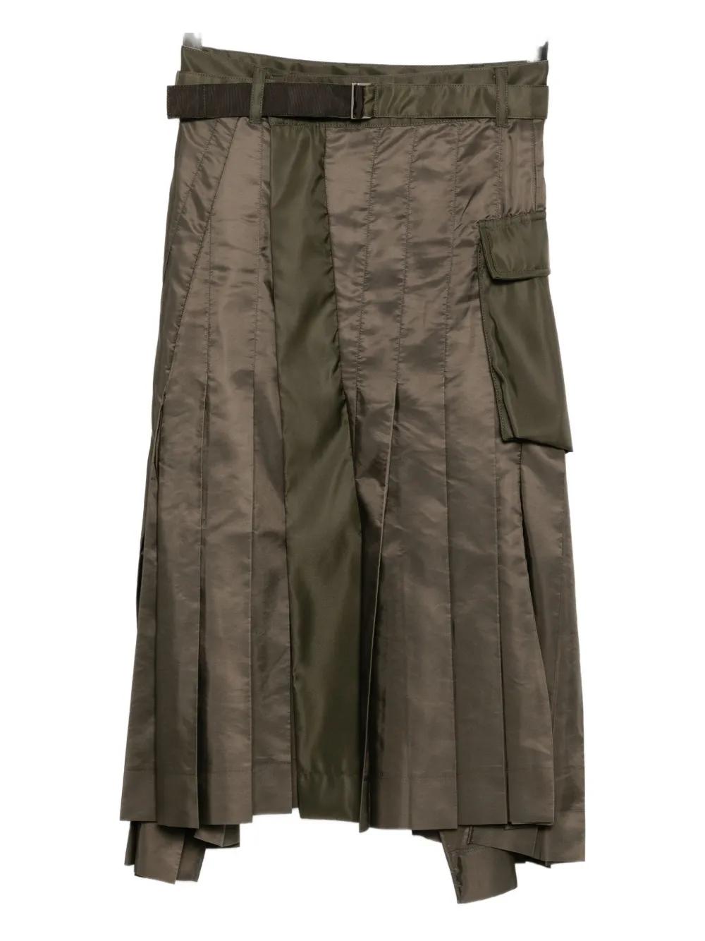 sacai ブラウンタイトスカート レディース Sacai スカート | オンラインセールは最大43%オフ | Lyst