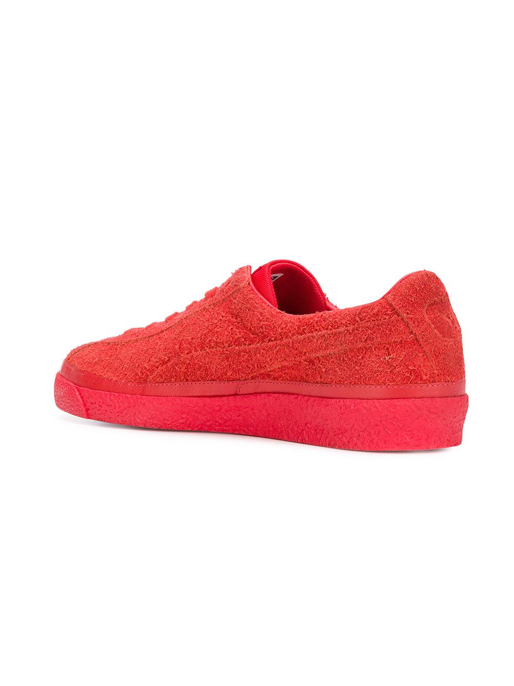 PUMA Leather Aytao Sneakers in Red for Men - Lyst