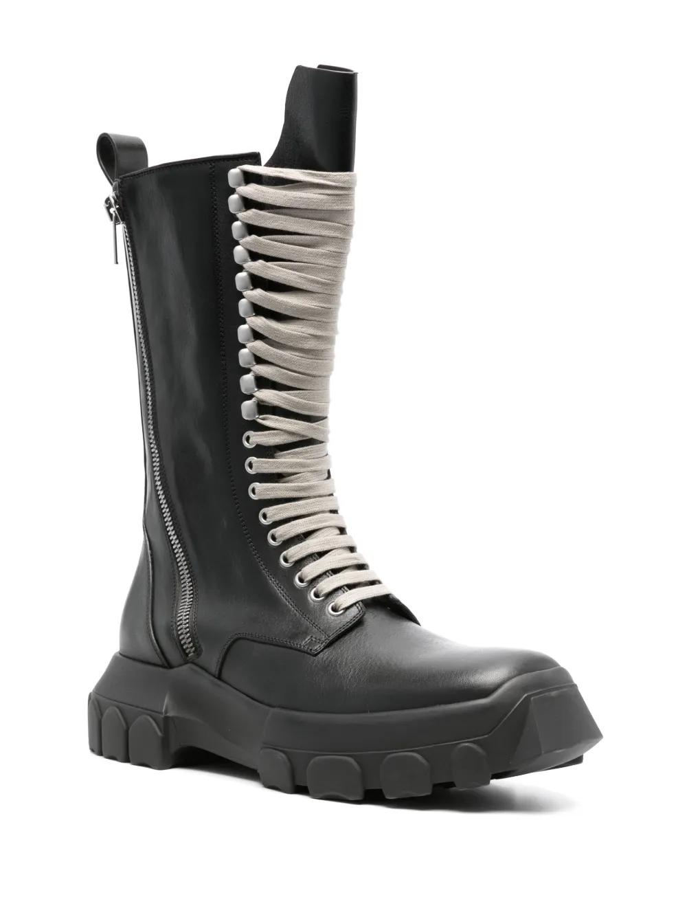 Rick Owens ロングブーツ　Army Mega Tractor Rick Owens Army Mega Tractor Boot Triple Black (Women's