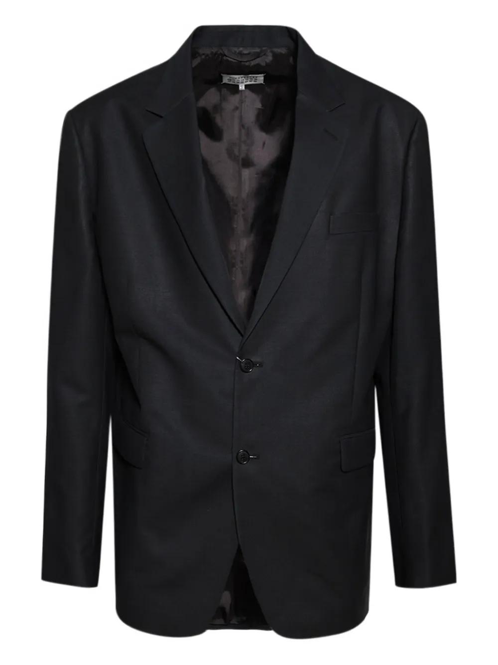 ジャケット MAISON MARGIELA BLACK GABARDINE BLAZER MM6 Maison Margiela JACKET - Blazer jacket - black - Zalando