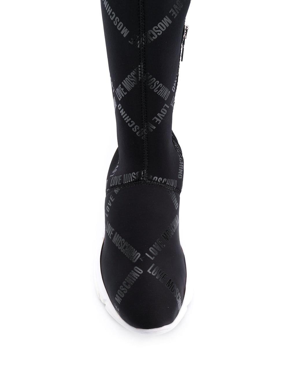 love moschino over the knee boots