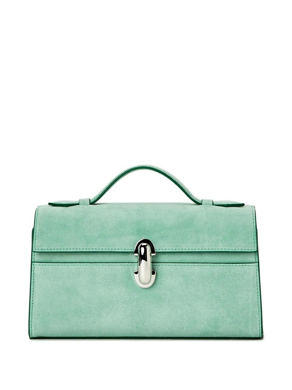 Savette サベッテ Symmetric ハンドバッグ 関税込み SAVETTE Symmetry Pochette レザー＆メッシュ トートバッグ
