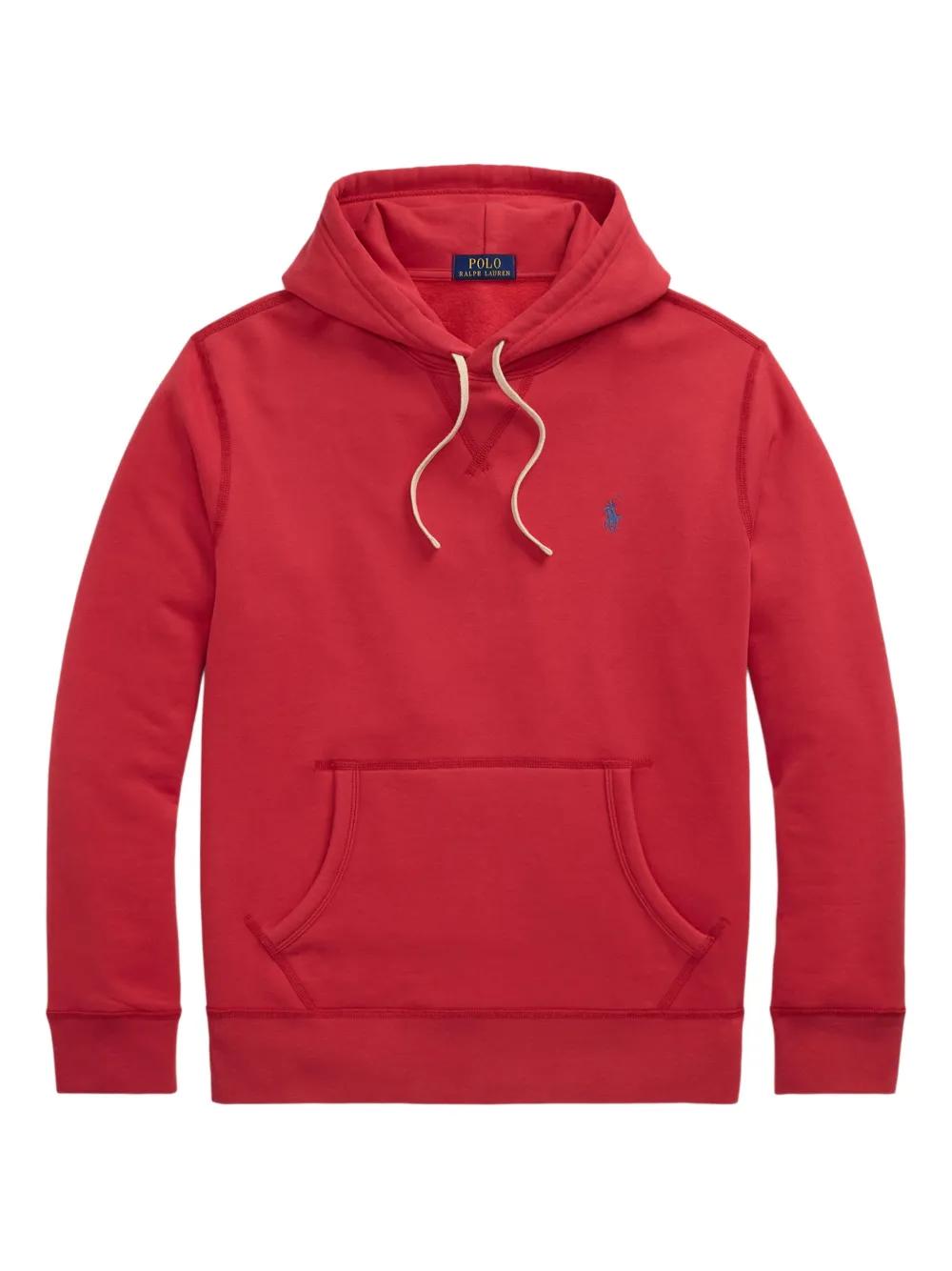 Embroidered Hoodies Ralph Lauren Red Hoodie Women's Polo
