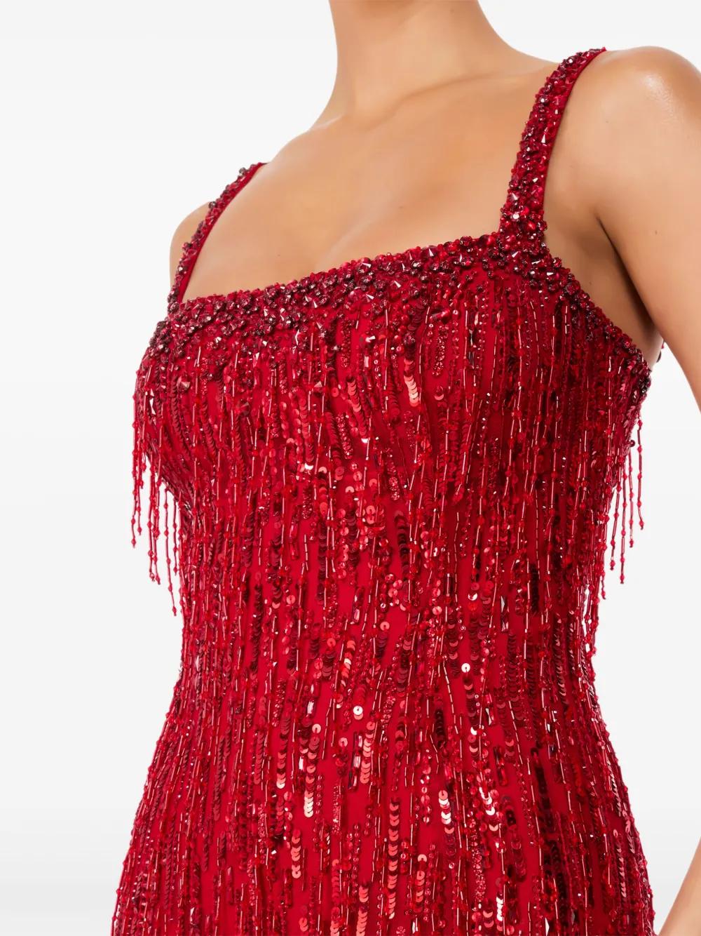 Jenny Packham Fleur Embellished Maxi Dress in Red Lyst UK