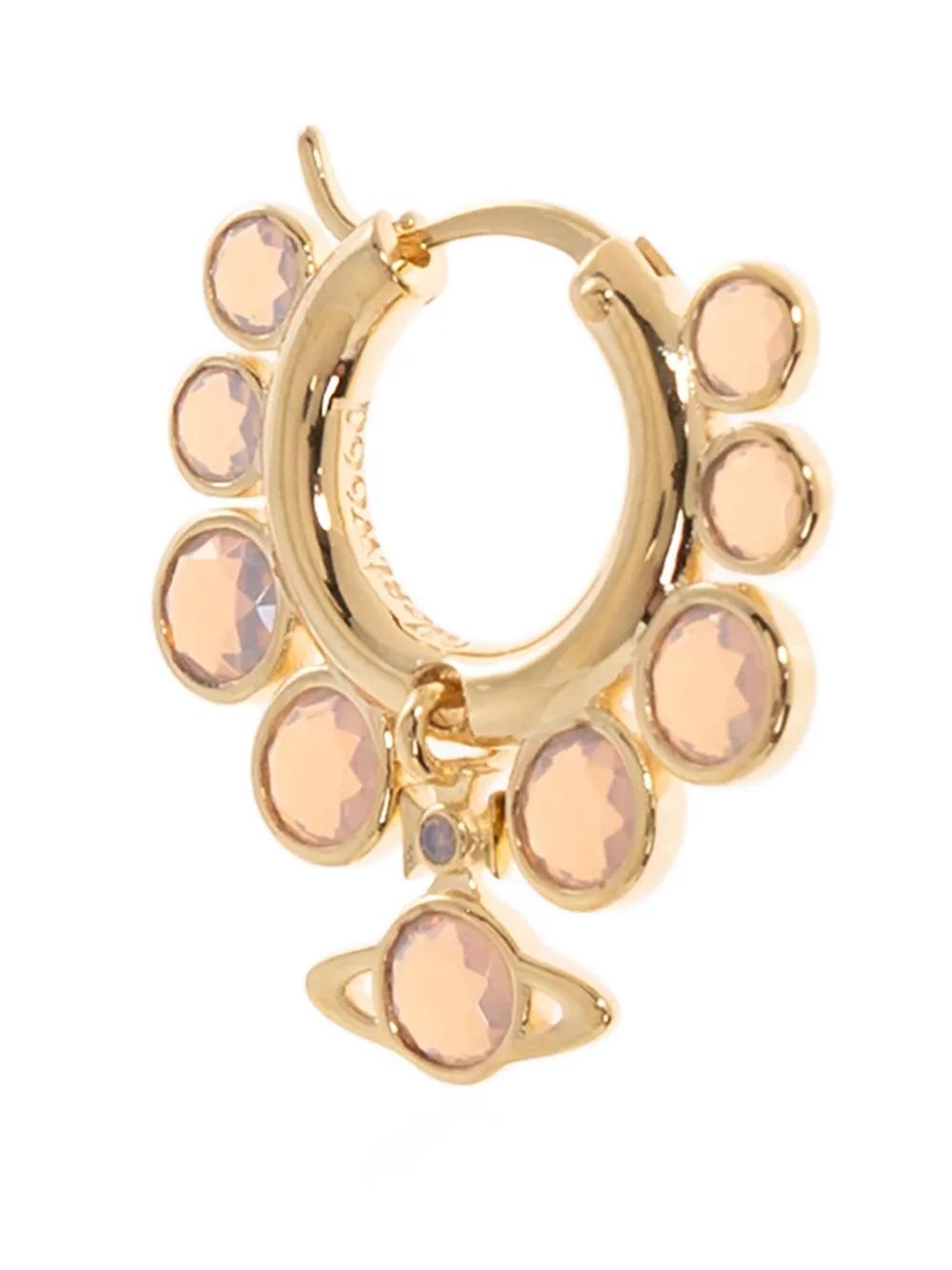 Vivienne Westwood Jenia Hoop Earrings in White Lyst UK