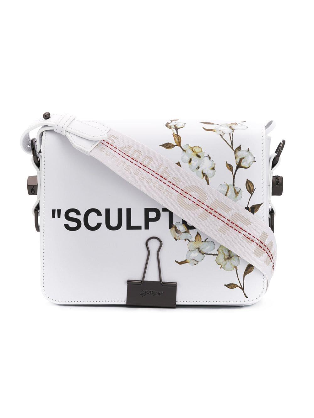off white sculpture purse