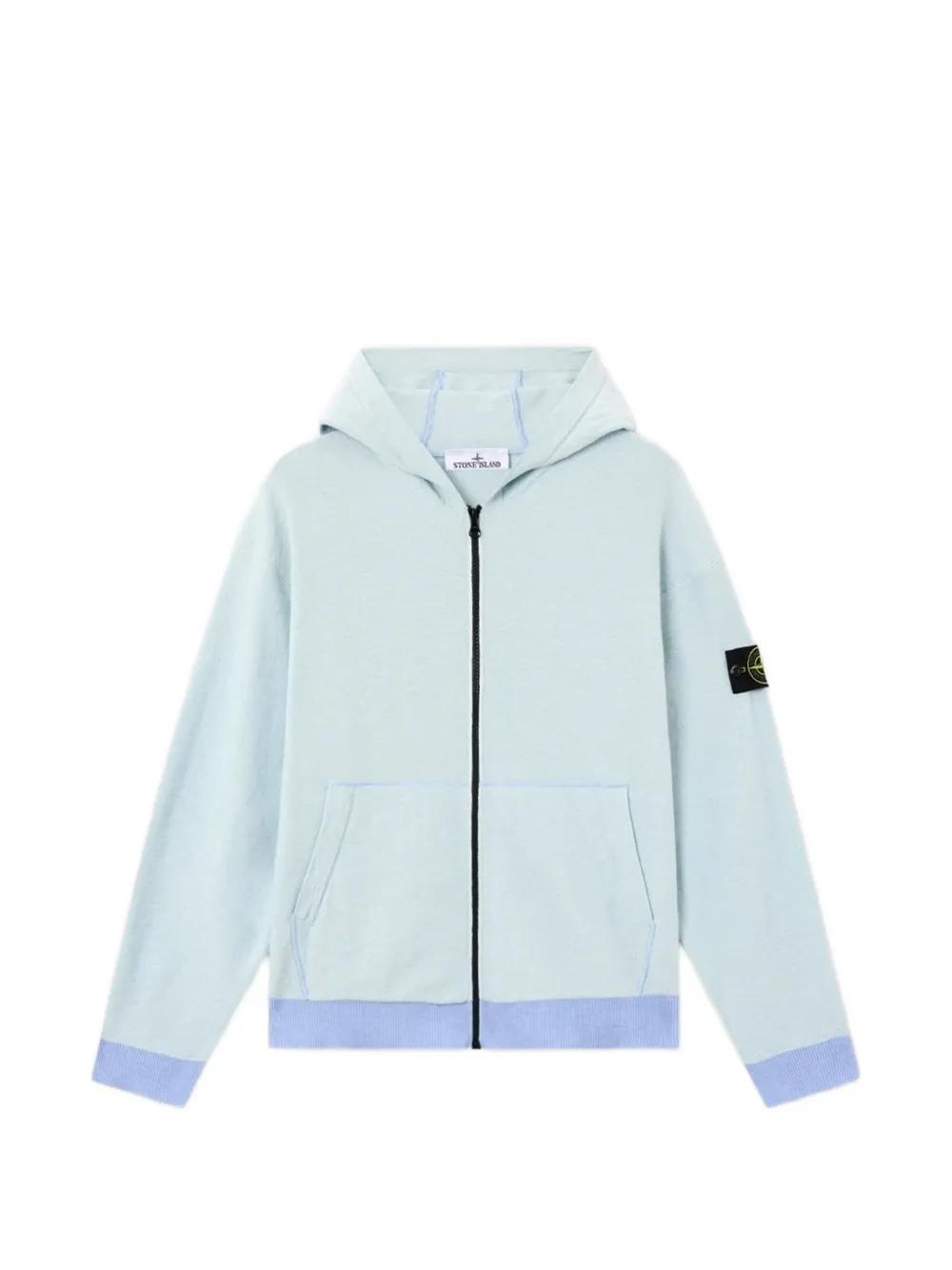Pull à Capuche Stone Island Noir/gris - Coton - Taille M - Neuf Sans étiquettes - Style Décontracté Masculin