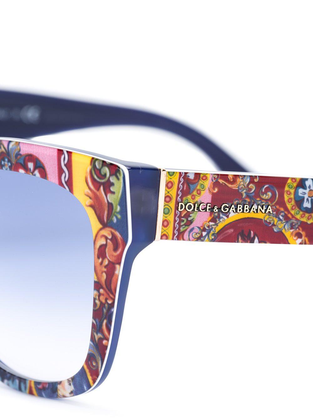 Dolce & Gabbana Carretto Siciliano Sunglasses | Lyst