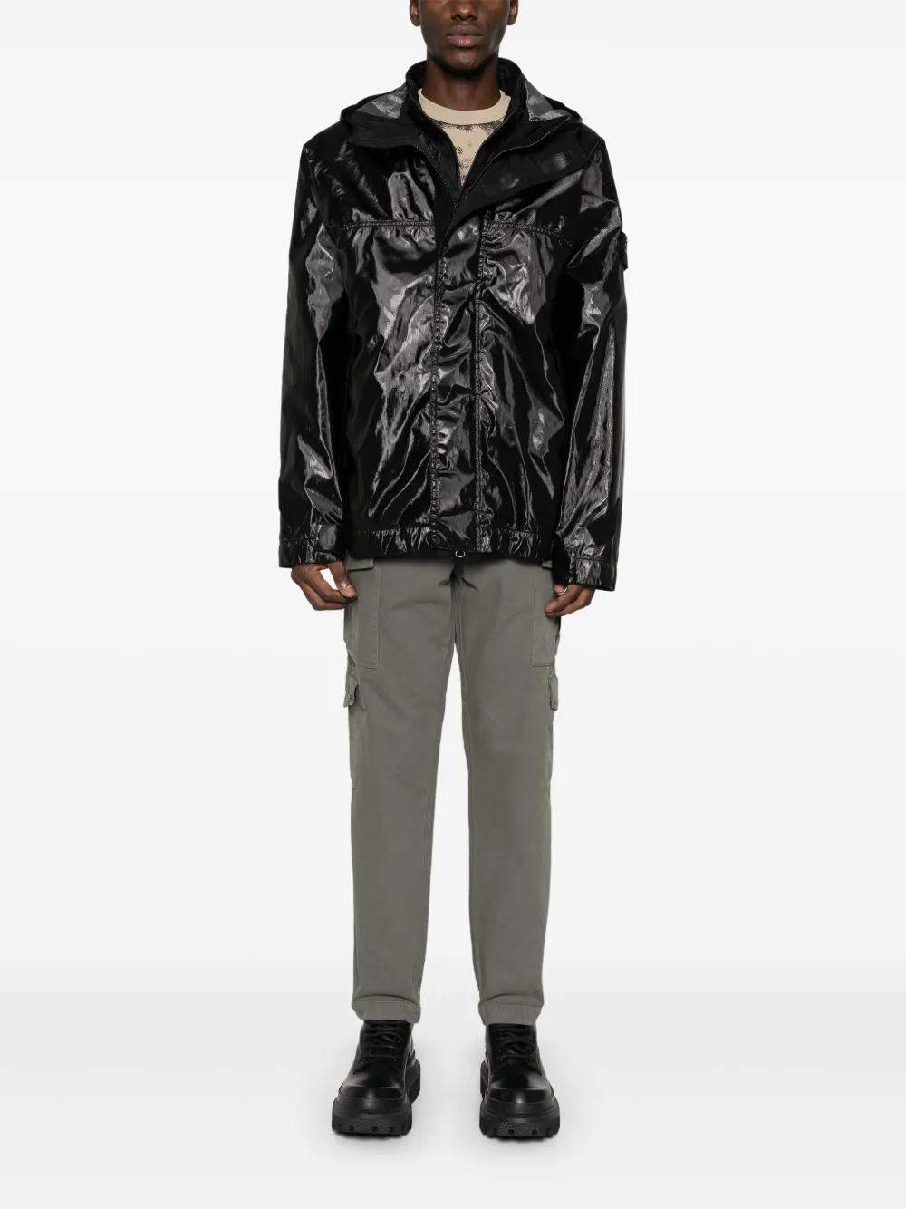 Stone Island Glass Cover-Tc Jacket in Black for Men | Lyst