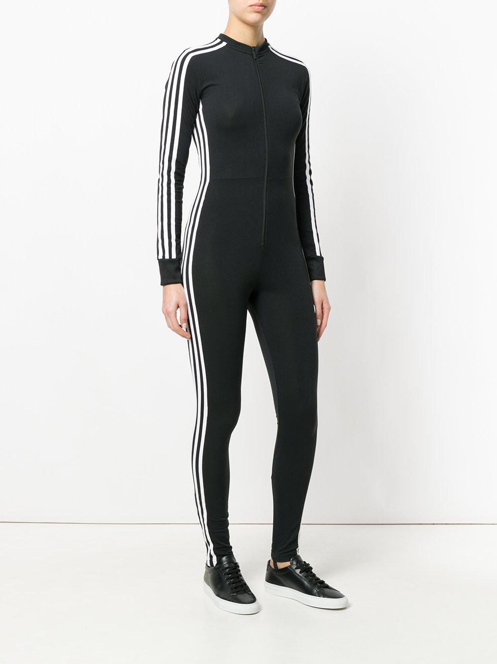 adidas Stage Jumpsuit in Black | Lyst UK