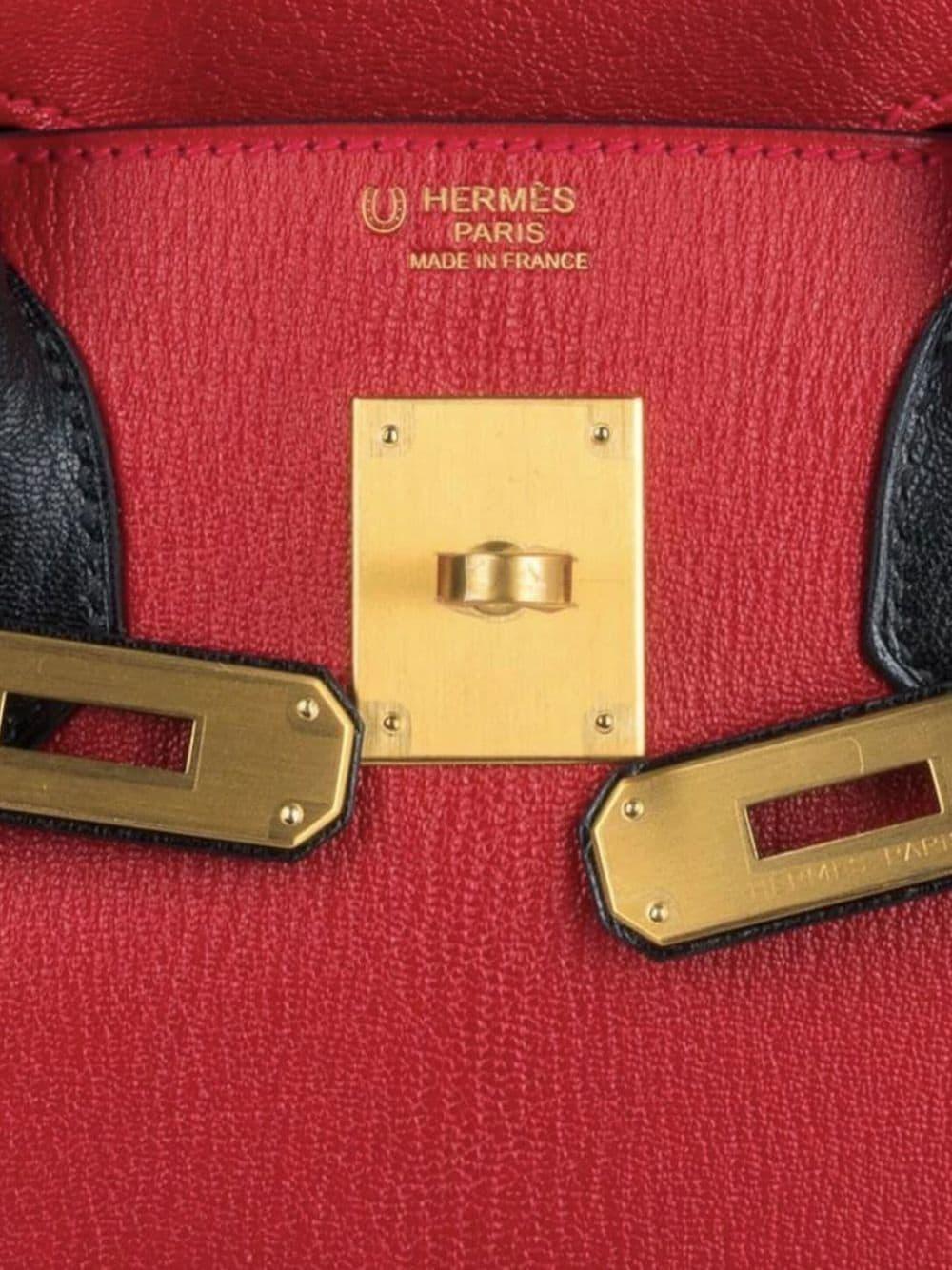 Hermès Hermes Birkin Hss 30 Bag Rouge Casaque And Black Chevre