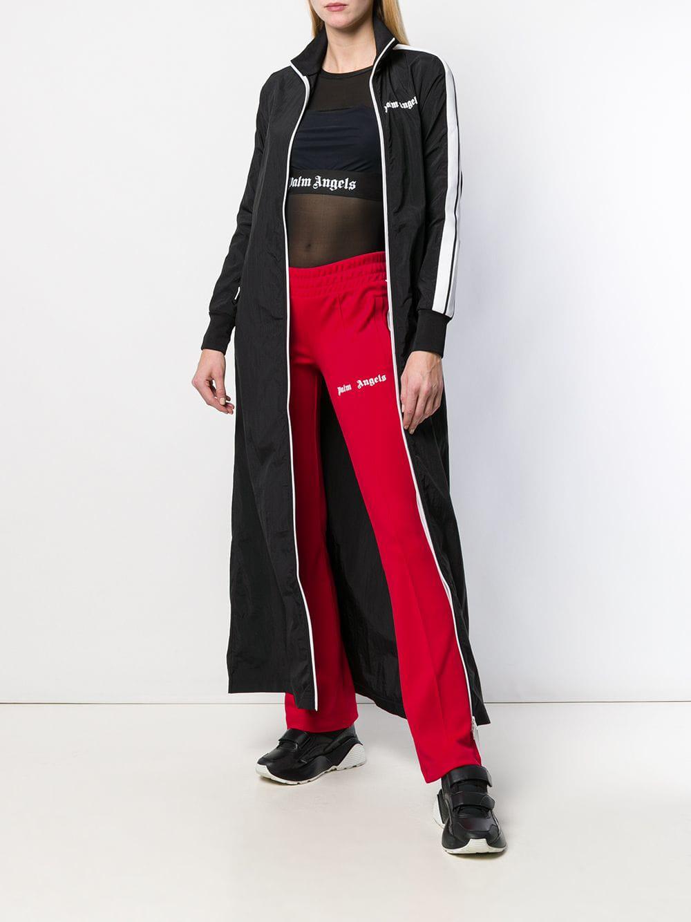 palm angels flared track pants