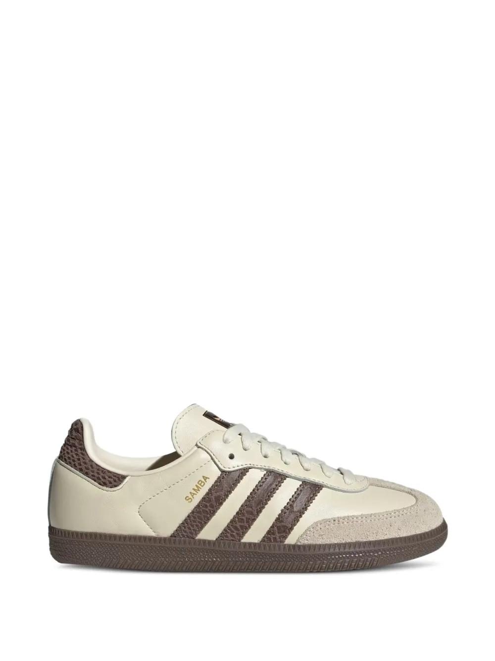 adidas gazelle silver green womens Women's adidas Samba OG Cream White/Collegiate Green / 6 main image 1