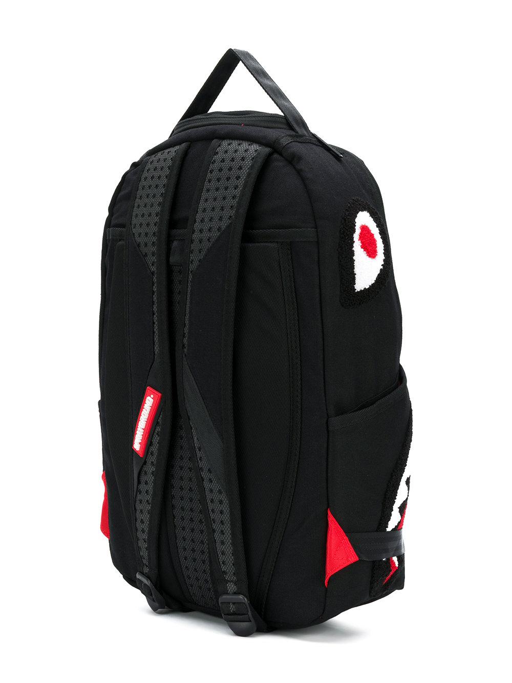 Sprayground Ghost Chenille Shark Backpack in Black for Men | Lyst