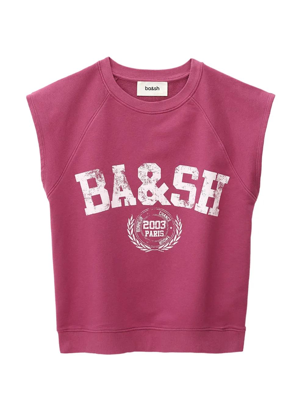 ba＆sh ピンク 半袖 背中開き レディース Mサイズ ba&sh 2026 Spring 