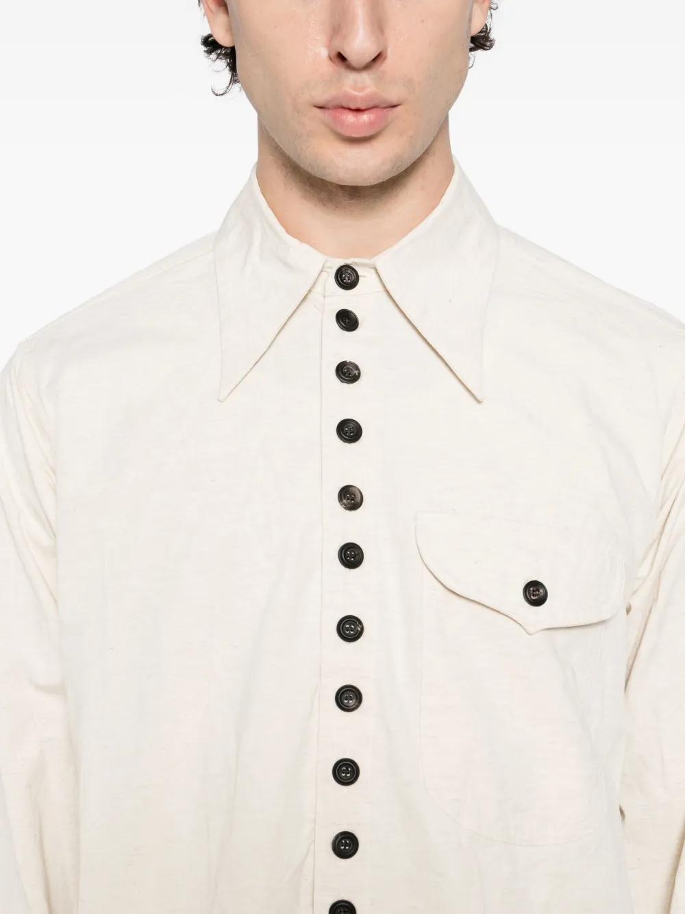 John Alexander Skelton Crease Effect Shirt in White for Men | Lyst