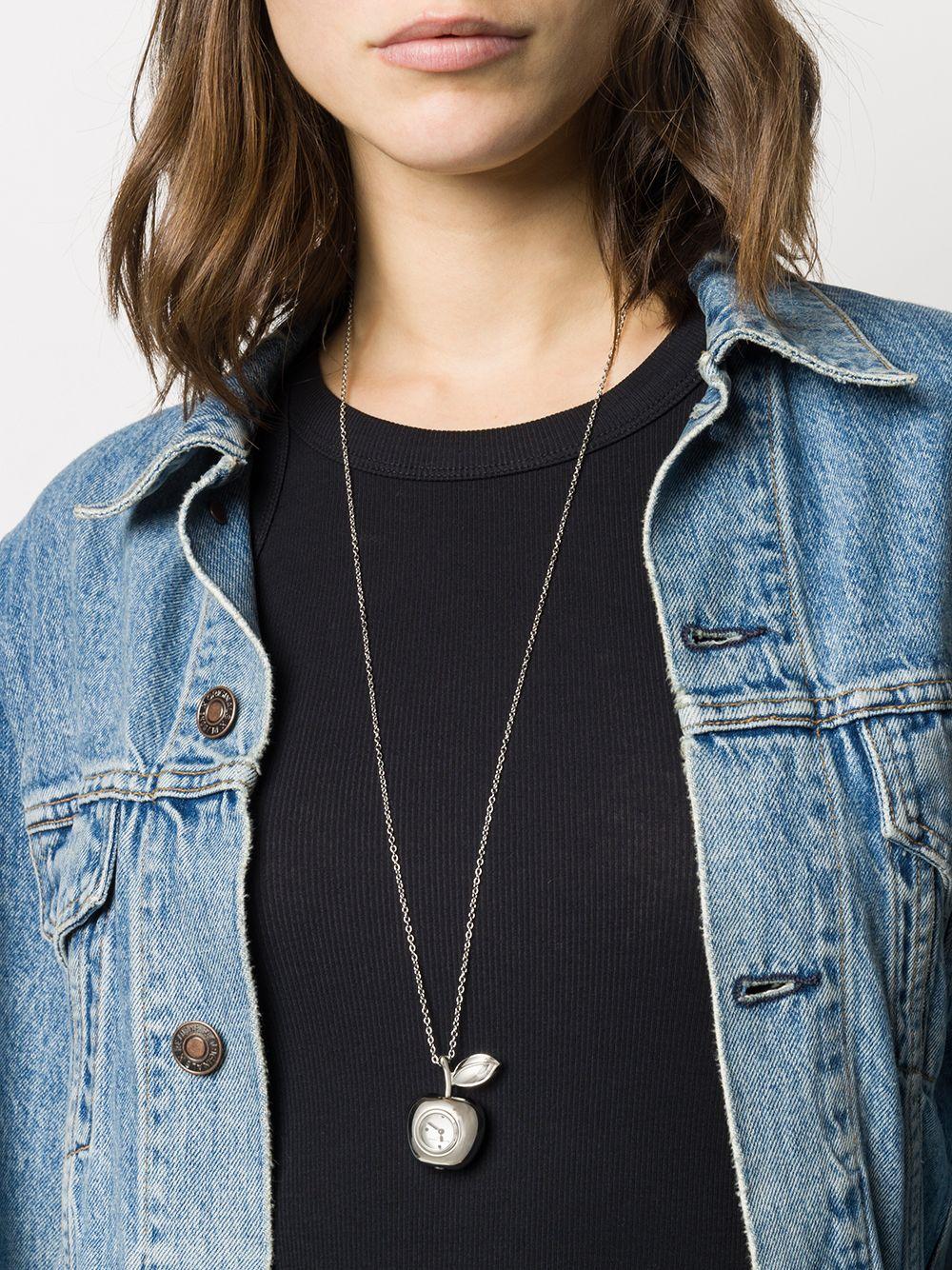 Marc Jacobs Silver 'The Monogram Chain' Necklace